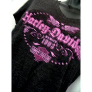 Harley-Davidson Women’s Tee Purple Since 1903 Fort Meyers, Florida.- Size L